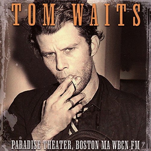 Tom Waits album cover: sepia-toned portrait of a man smoking a cigarette.