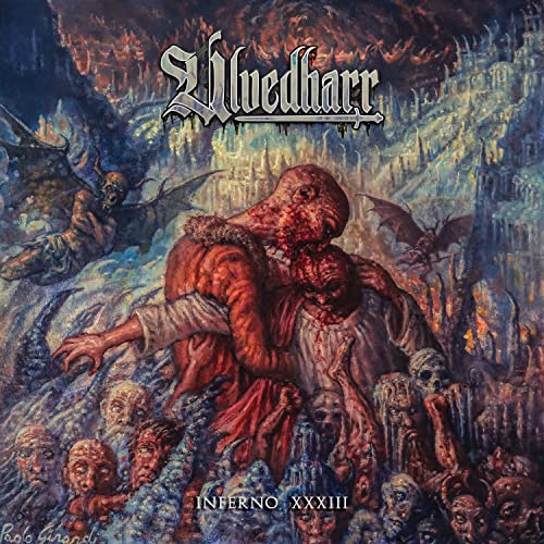 CD cover art depicting a gruesome, hellish scene with figures and demons.