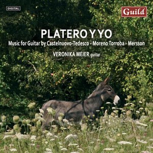 A CD cover featuring a donkey in a field of flowers.