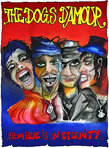 DVD cover for “From Here Is An Eternity” featuring four illustrated musicians.