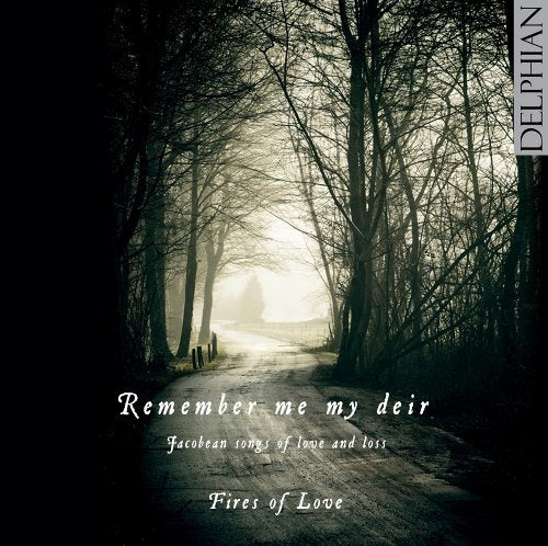 "CD cover featuring a misty forest path with white text and a 'Delphian' label."