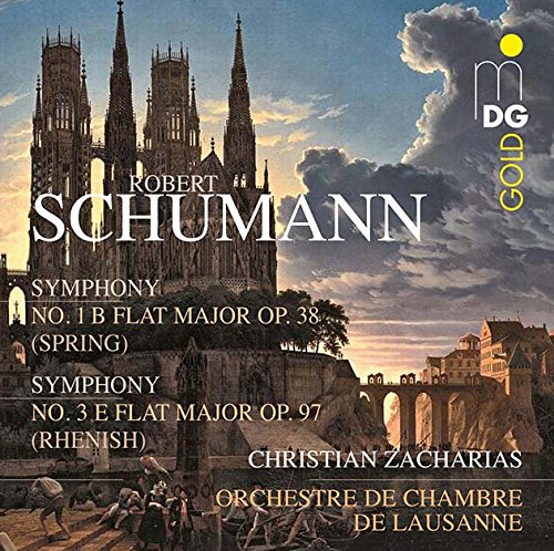 "CD cover featuring a gothic cathedral and workers, with white and yellow text."