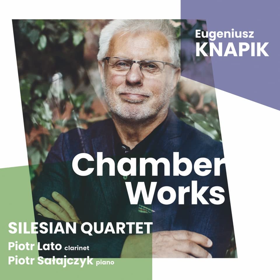 CD cover featuring portrait of a man with text “Chamber Works”.