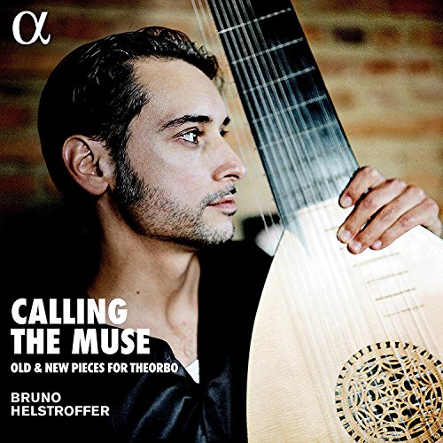 CD cover featuring a man holding a theorbo, with title and artist name.