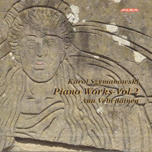 CD cover featuring a stone relief portrait and text: "Piano Works Vol. 2".