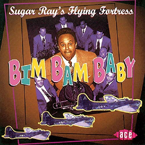CD cover for “Sugar Ray’s Flying Fortress” featuring a musician and planes.