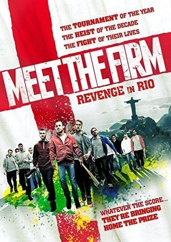 "Movie cover for 'Meet the Firm: Revenge in Rio' featuring a group of men."