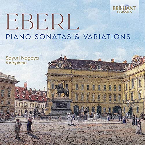 CD cover: painting of a European square with a large building.