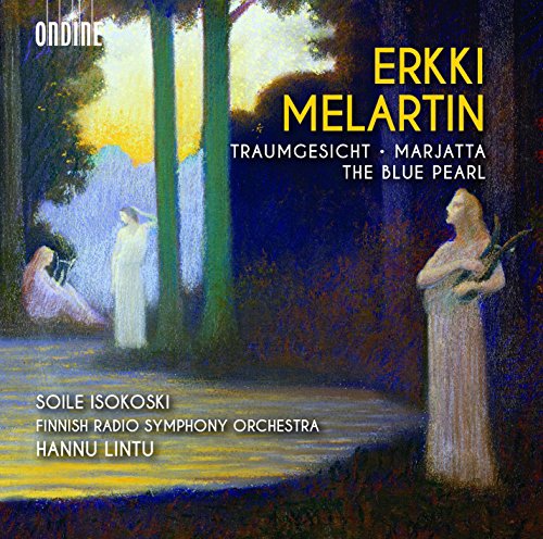 "CD cover with impressionist painting of three women in a forest, text overlay."