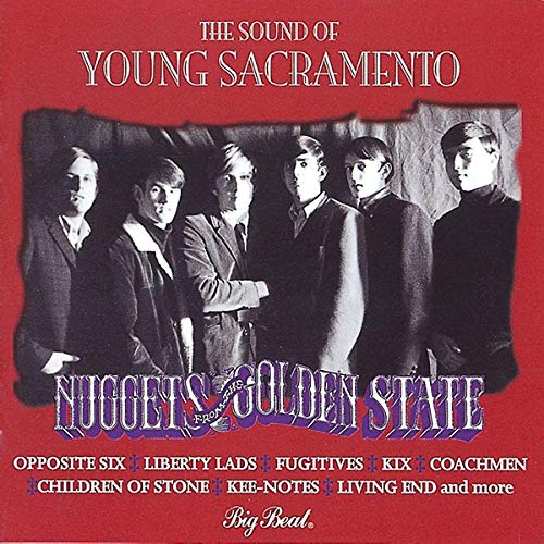 CD cover for “The Sound of Young Sacramento,” featuring a band photo.