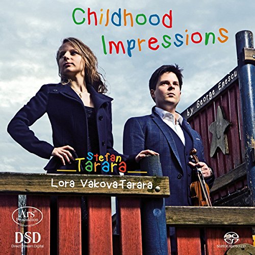 CD cover featuring two musicians, Stefan Tarara and Lora Vakova-Tarara.
