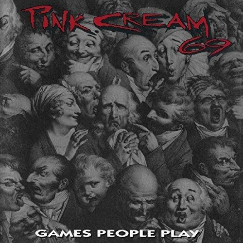 "Album cover with 'Pink Cream 69' in red and 'Games People Play' in white."