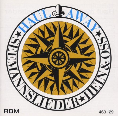 "Album cover with a yellow and black compass rose on a white background."