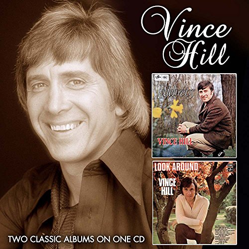 Vince Hill CD cover featuring a man and two album covers.