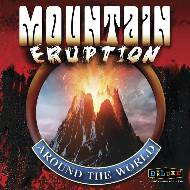 CD cover for Mountain’s “Eruption Around The World” featuring a volcano.