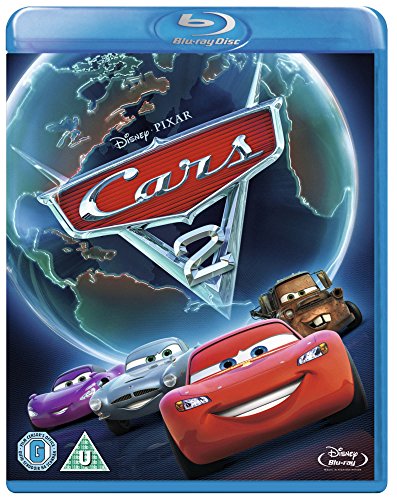 Cars 2 Blu-ray cover featuring the character Mater, a rusty tow truck.