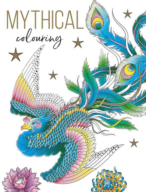 Mythical Colouring - A colouring journey through a fantastical world of wonders