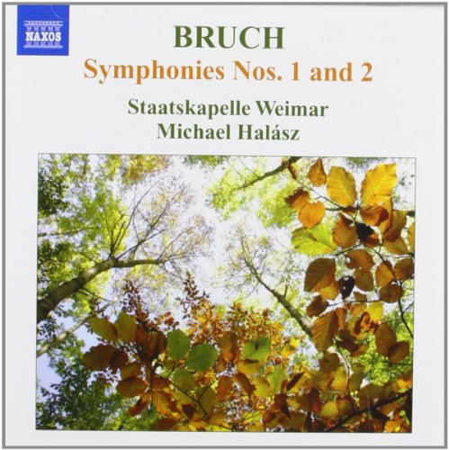 CD cover with autumn leaves and text "BRUCH Symphonies Nos. 1 and 2".