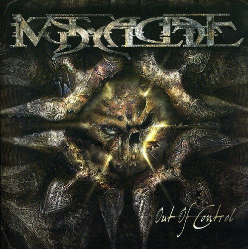 The album cover features a skull surrounded by ornate metalwork, with "Out of Control" written.