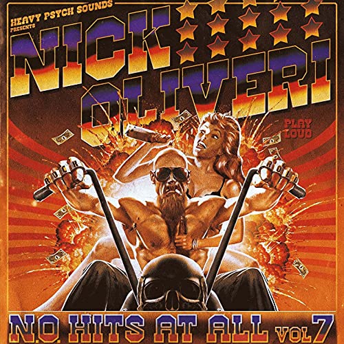 Album cover for Nick Oliveri’s “N.O. Hits At All Vol. 7” vinyl.