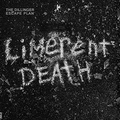 "Limerent Death" album cover with white text on a dark, debris-filled background.