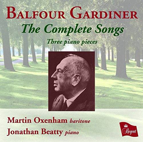 CD cover with a man's portrait, tree-lined park background, and red and green text.