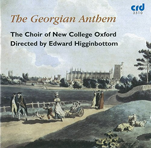 CD cover: "The Georgian Anthem" with Oxford University landscape painting.