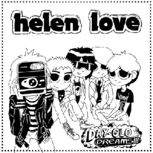 The image is a black-and-white album cover featuring four cartoon characters. For accessibility purposes, a suitable alt text could be: "Black and white album cover with cartoon characters."