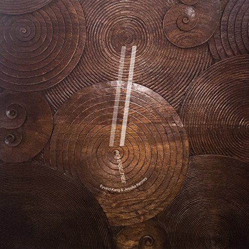 Album cover with concentric circles resembling wood grain and white lines.