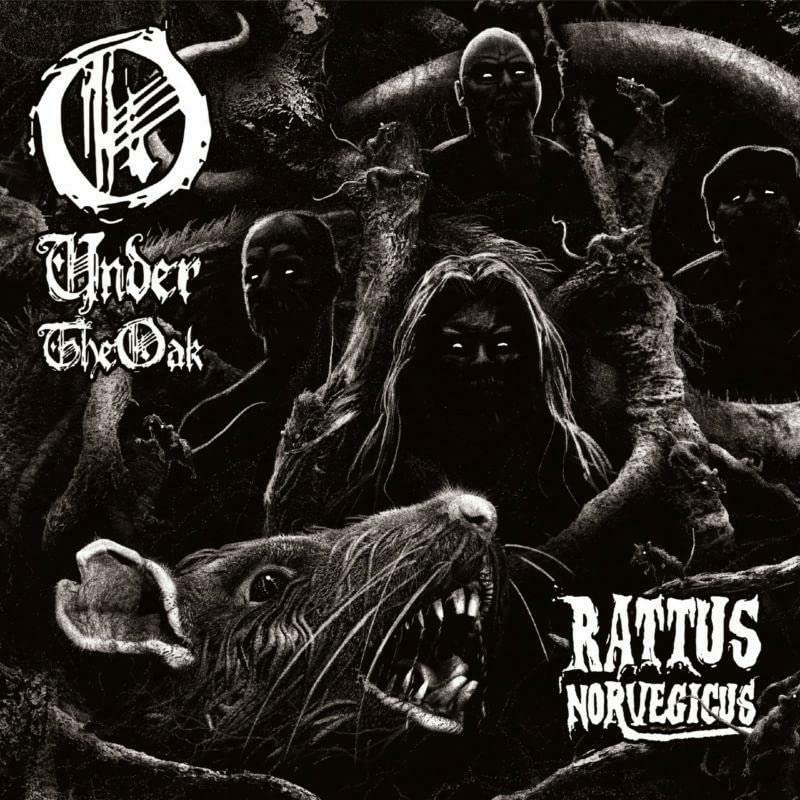 Black and white album cover featuring rats and shadowy figures.