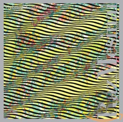CD cover with wavy green and yellow lines, text on right edge.