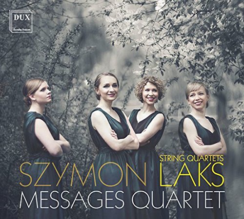 Messages Quartet CD cover featuring four women in dark dresses standing in a forest.
