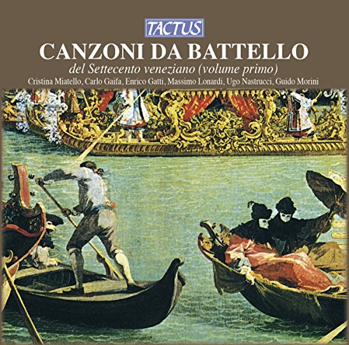 CD cover: Venetian gondolas and figures in a painted, historical scene.