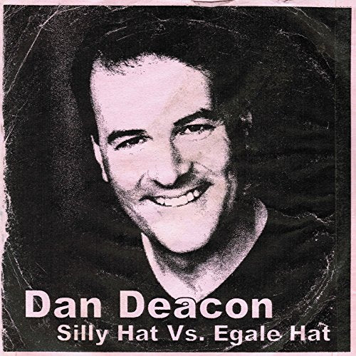 Black and white vinyl album cover with a smiling man's portrait and text.
