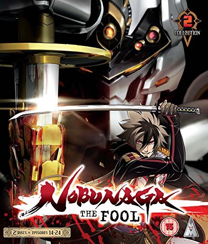 Blu-ray cover for “Nobunaga The Fool Part 2” featuring a samurai character.