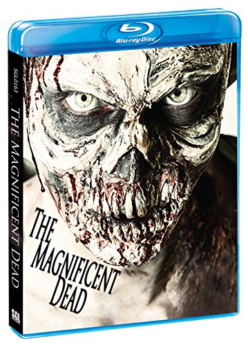 Blu-ray case for horror film "The Magnificent Dead" featuring a decaying face.