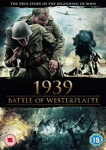 DVD cover for "1939 Battle of Westerplatte" depicting soldiers in combat.