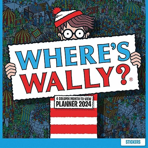 Where's Wally Household Wall Planner 2024