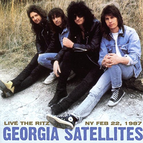 Four men in denim jackets and jeans, album cover for Georgia Satellites.