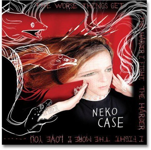 Neko Case album cover featuring a woman surrounded by fish and flowing hair.