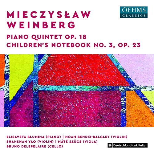 A CD cover featuring abstract, colorful artwork and red text on a white background.