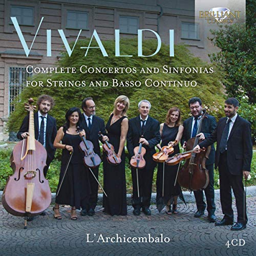 A CD cover featuring a group of musicians holding string instruments, dressed formally.