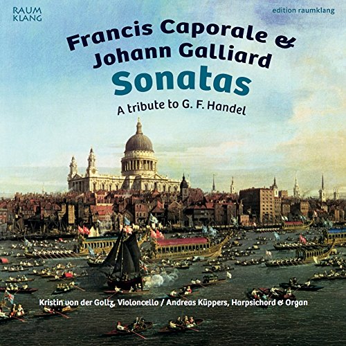 CD cover depicting 18th-century London cityscape and musical artists’ names.