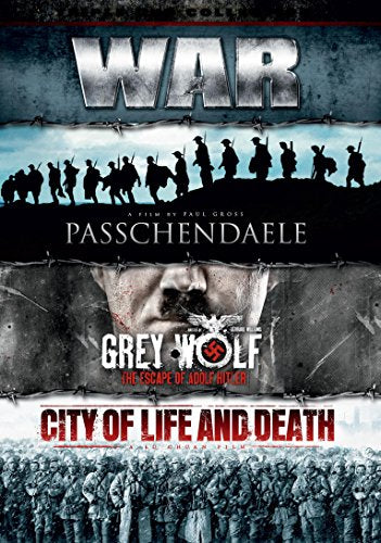 DVD cover for "War Box Set" featuring soldiers and a portrait.