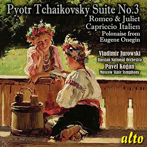 CD cover featuring two children in traditional clothing and orchestral details.