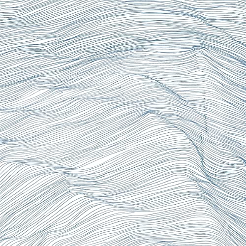 Abstract blue lines resembling waves cover the CD album cover.