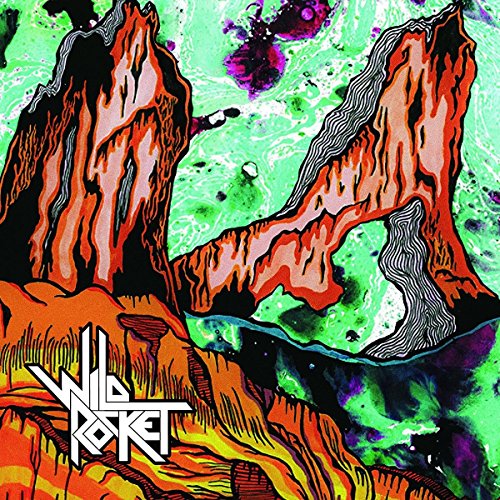 CD cover: abstract orange rock formations on a swirling green background.