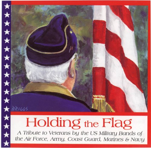 CD cover: back of a man in uniform with an American flag.