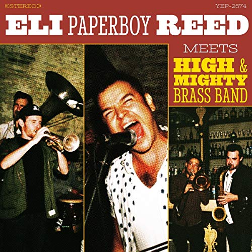 Vinyl album cover featuring Eli Paperboy Reed and a brass band performing.