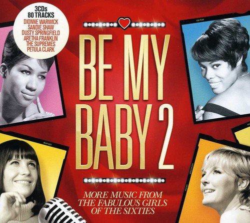 CD cover for “Be My Baby 2” featuring portraits of 1960s female singers.